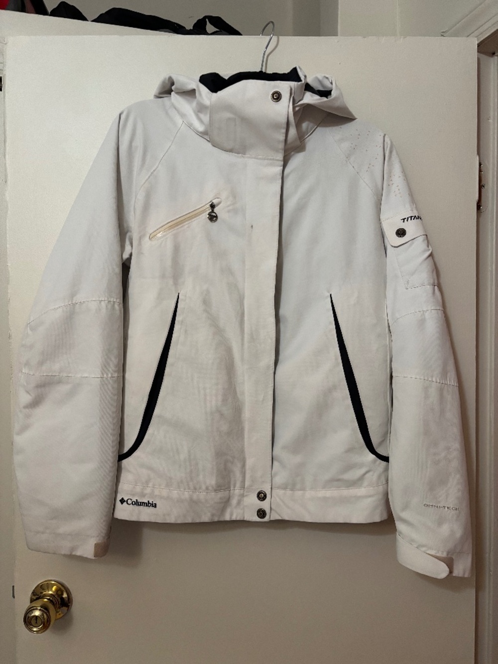 Columbia Omni-Tech™ 3-in-1 Jacket | Women’s Size M | White Shell + Black Fleece